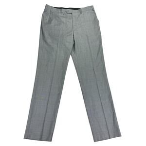 Michael Kors Mens MacArthur Modern Fit Airsoft Stretch Suit Pants Lt Gray 36x34